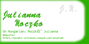 julianna moczko business card